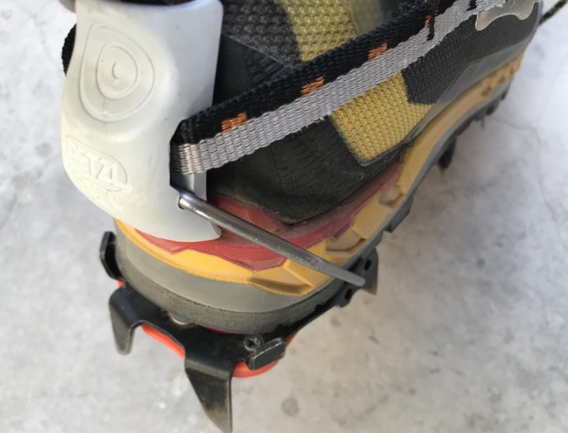 la sportiva trango tech gtx - if you want to, you can attach a semi-automatic crampon to the heel...