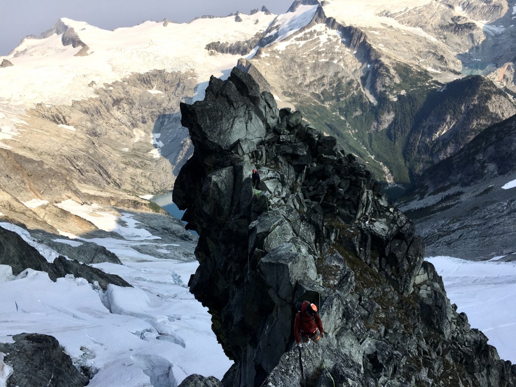 la sportiva trango tech gtx - glaciated approach with a rock scramble at the end? the trango tech...