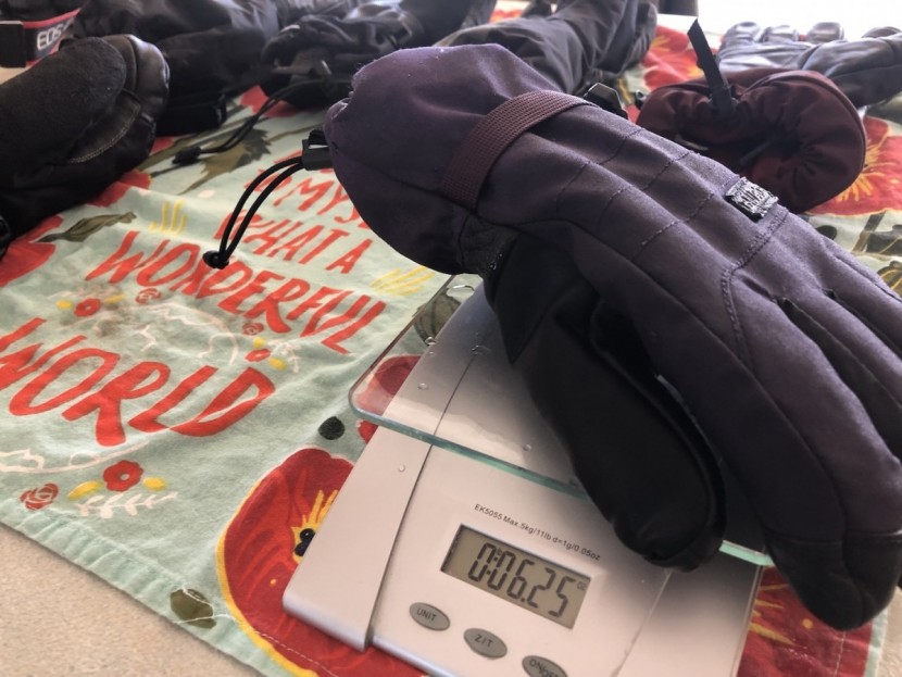 burton deluxe gore-tex for women - this glove didn't leak and only absorbed 2.37 oz of water in our...