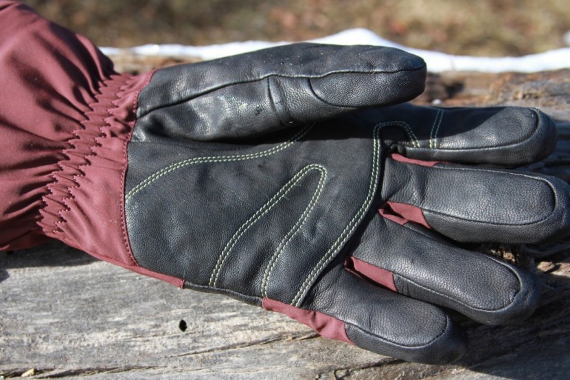 ski gloves womens - this is a bomber palm! goatskin leather that is soft, pliable, and...