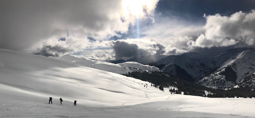 ski gloves womens - snow-covered mountains can be approached by riding a lift to get to...