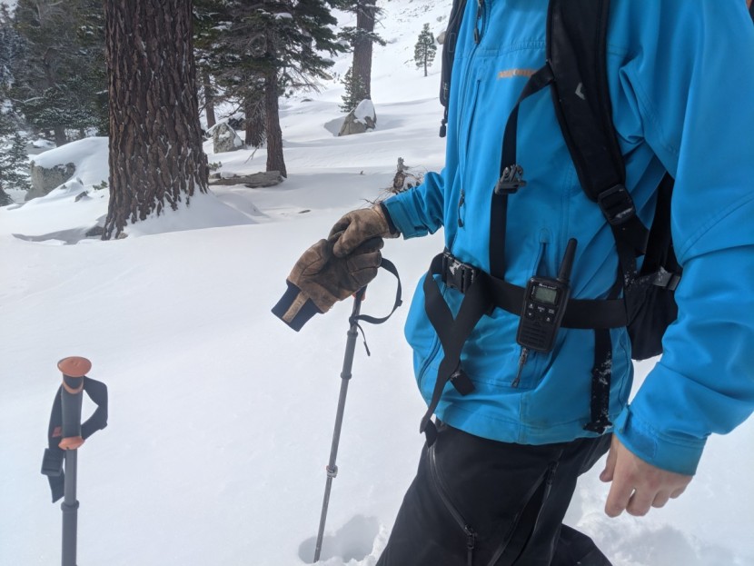 midland x-talker t10 - the midland x talker has a clip, but it isn't as secure as we would...