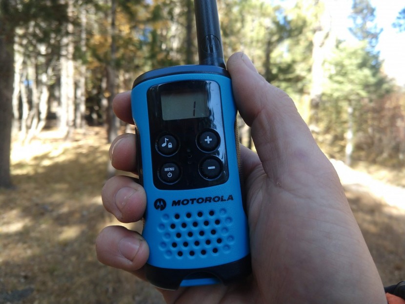 motorola talkabout t100 - the t100 had a thick plastic casing that did not show much wear...