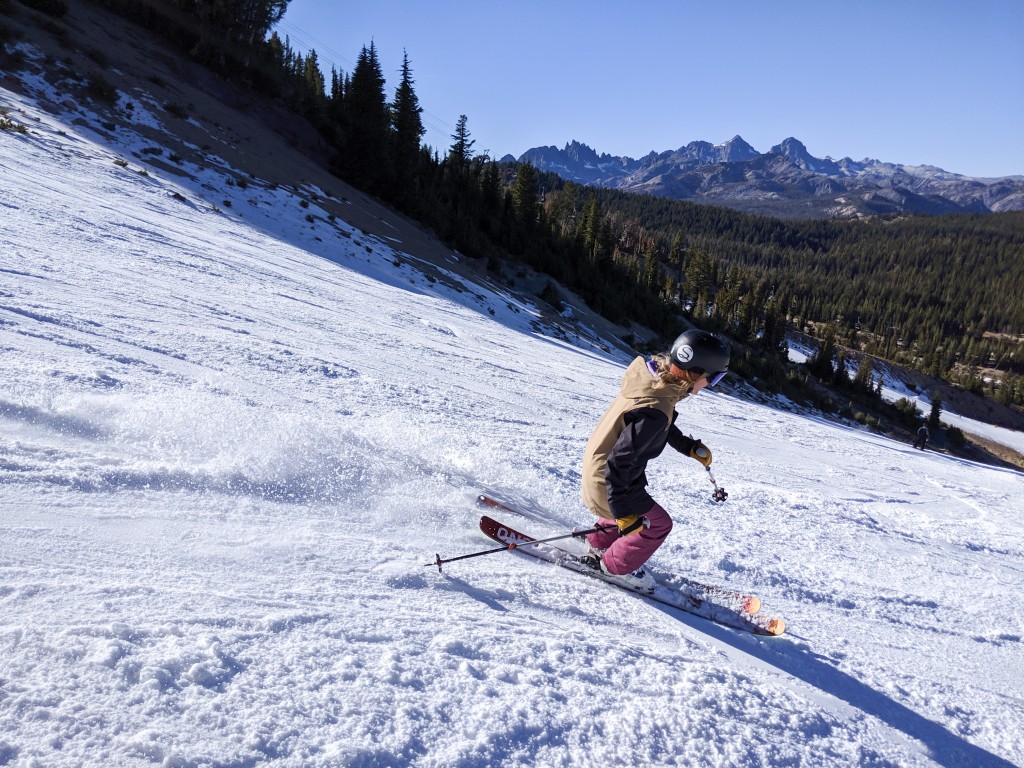 patagonia insulated snowbelle pants - early-season resort ripping in the insulated snowbelle.