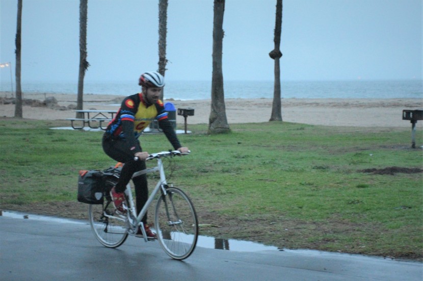 ortlieb gravel pack - the gravel pack can easily withstand cold, dreary weather.