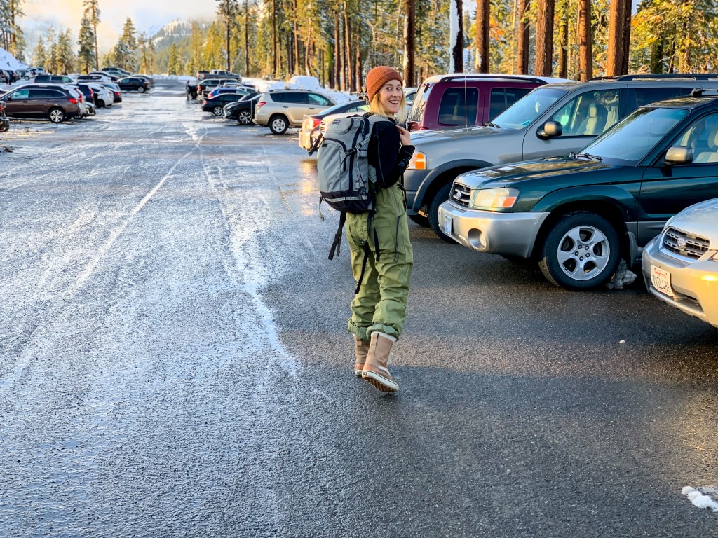 burton avalon bib - calling a wrap on a fun day of skiing in the stylin' avalon bib from...