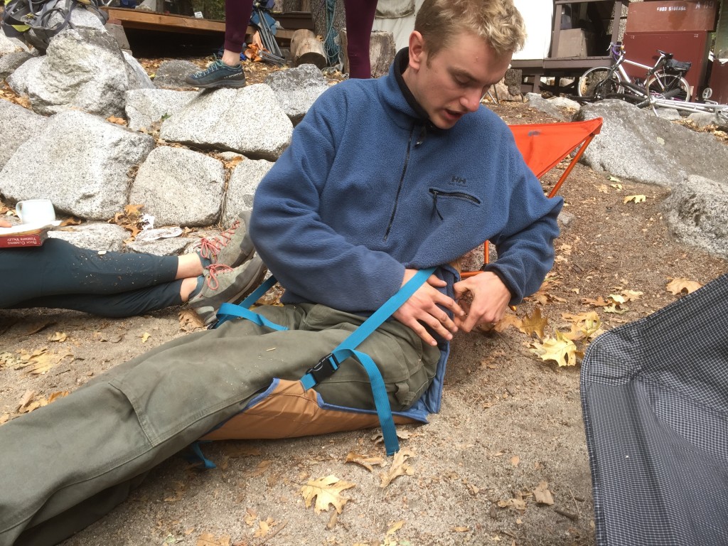 kelty camp chair - while this chair is easy to set-up and will keep you off the ground...