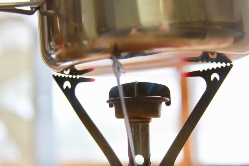 snow peak personal cooker 3 - the thinner construction conducts heat quickly and the handles warm...