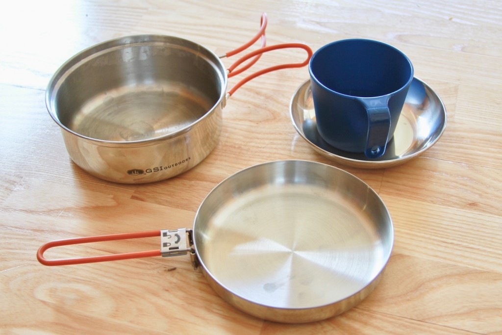 gsi outdoors glacier 1-person - a look at all the different components of this simple set for the...