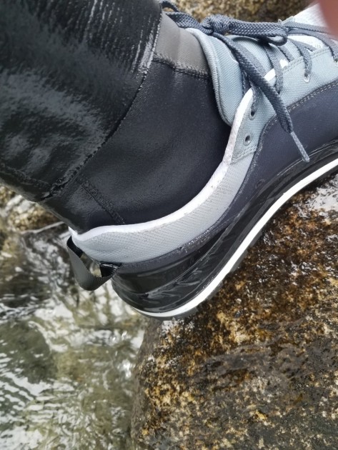 astral tr1 junction - these shoes had no problem accommodating 5mm neoprene socks.