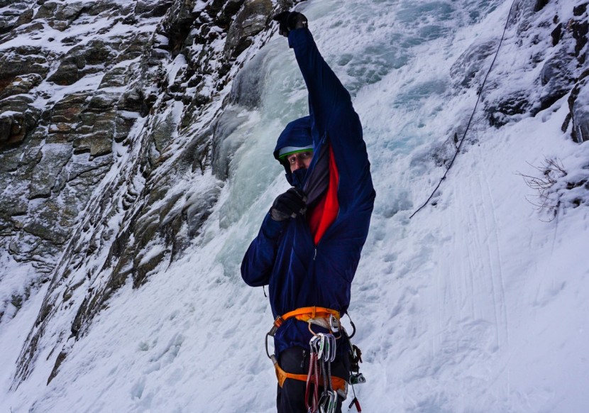rab latok - the underarm vents are long and operate with a taped zipper that...