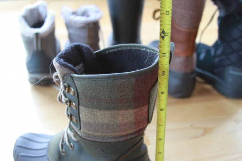 kamik sienna 2 - it's about 11 inches at its highest height. this comes about...