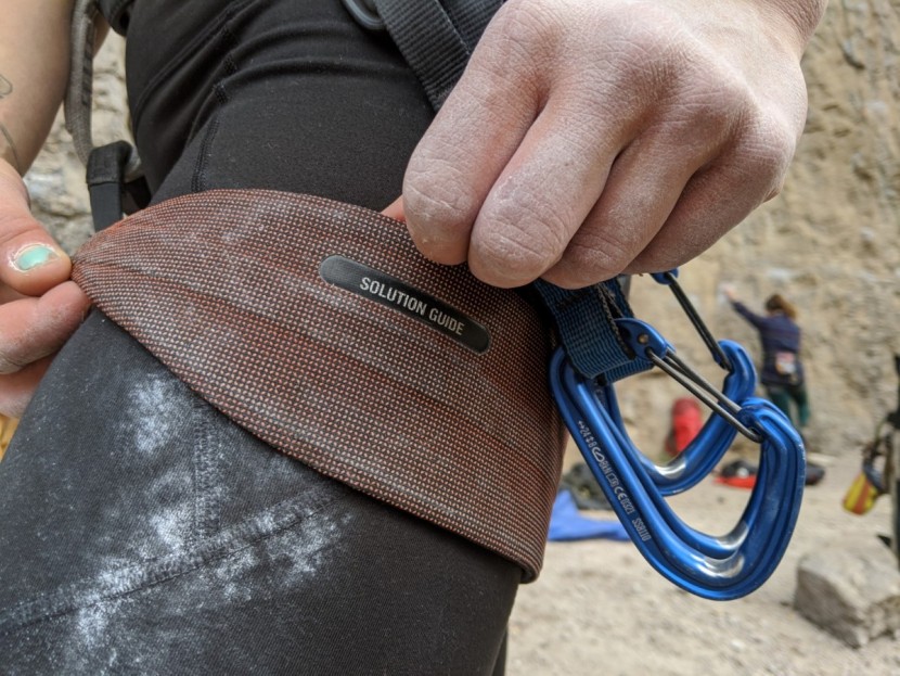 black diamond solution guide for women - the tapered leg fits our lead tester well, making this a comfortable...