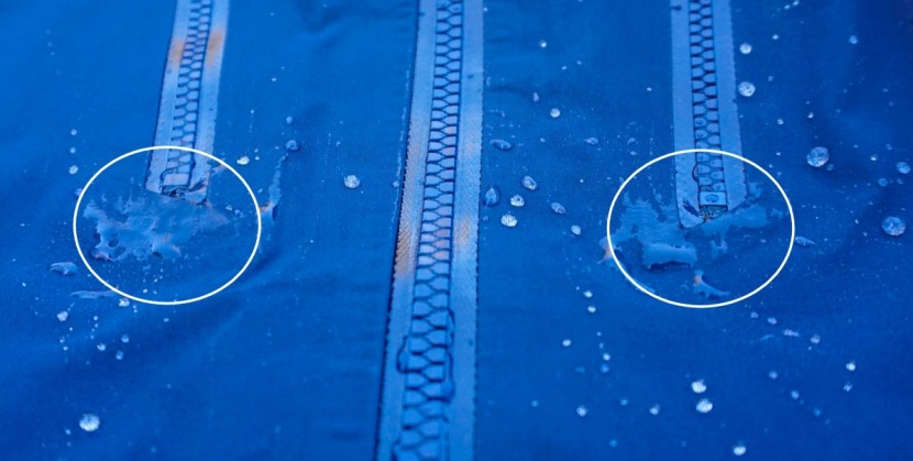 rab latok - there are tiny holes at the base of the latok's chest pockets that...