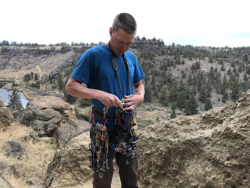 organizing the rack and making sure everything is perfectly in order...