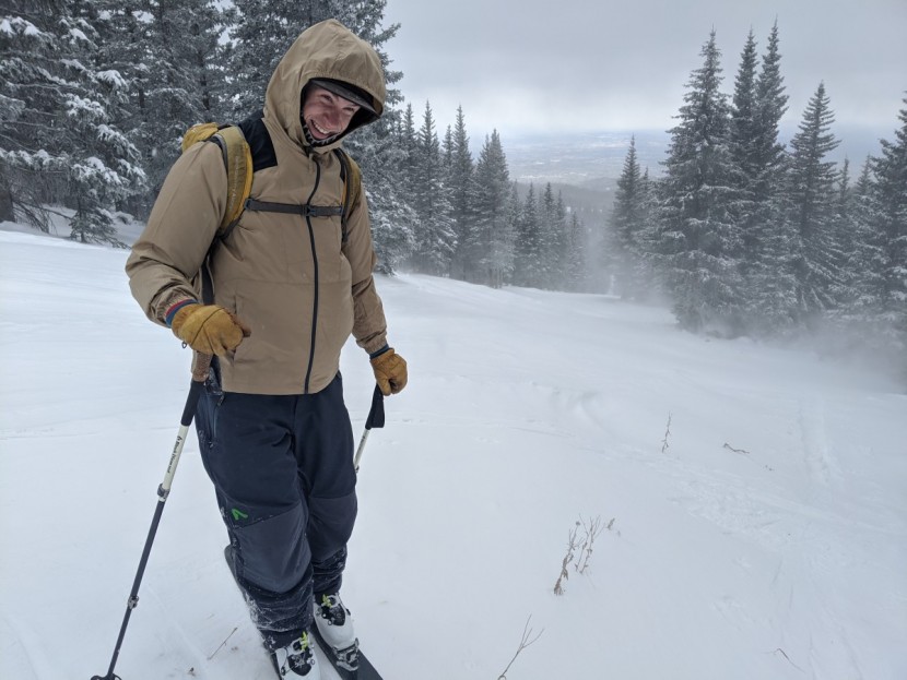 columbia flashback - cold and billowy, this jacket wouldn't be our first choice in...