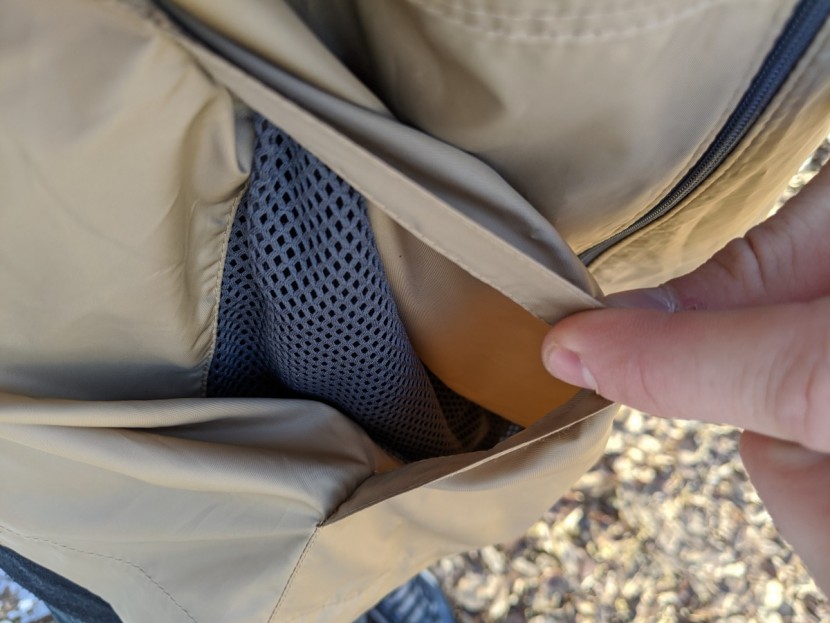 columbia flashback - simple design, great results. the deep, mesh-backed pockets helped...