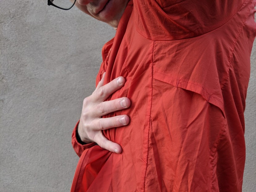 backcountry canyonlands lightweight - a little too little to offer adequate ventilation for this jacket.