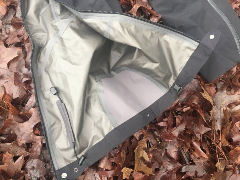 arc'teryx beta sl pant for women - from the inside of the pants, you can see the more durable patch of...