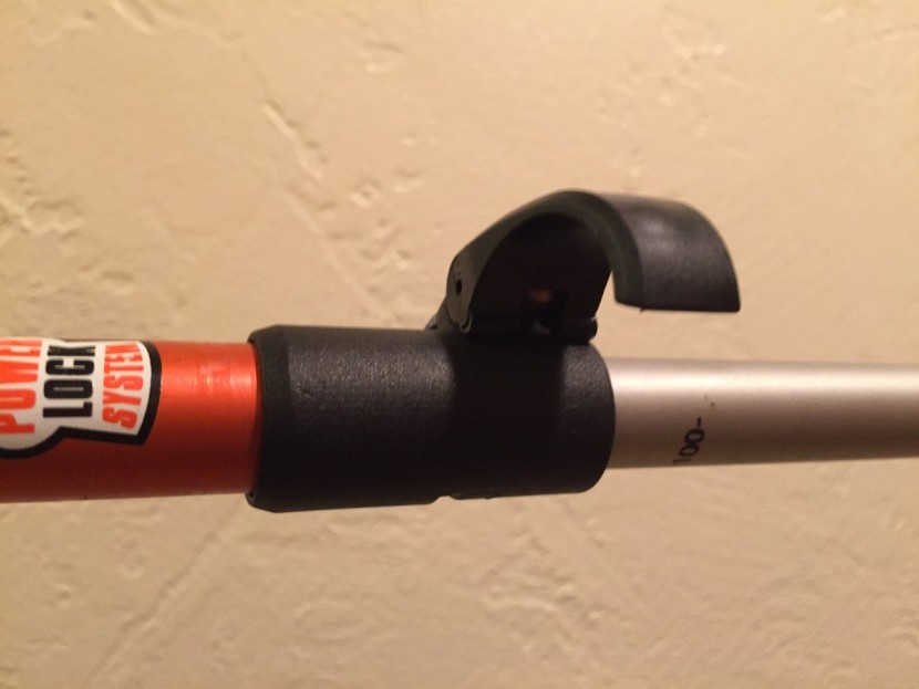 komperdell explorer contour powerlock - these plastic lever locks are not as confidence-inspiring as other...