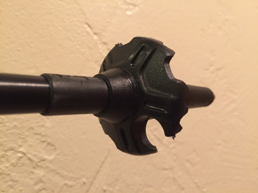 leki makalu lite cor-tec - the small trekking baskets are removable and can be replaced by snow...