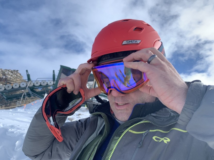 if you want to continue skiing no matter the weather and light...