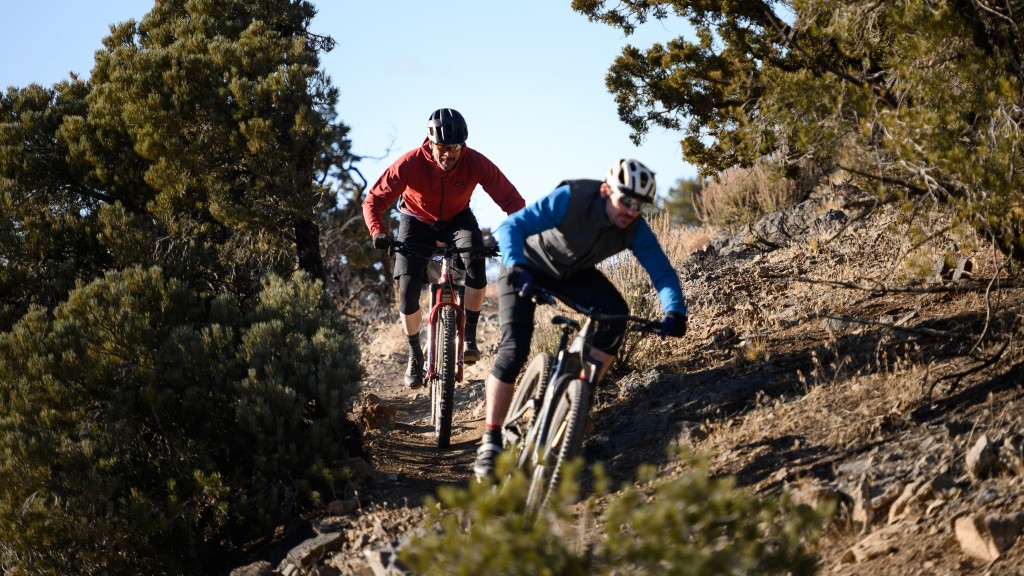 electric mountain bike - out for a rip while testing the best new electric mountain bikes.