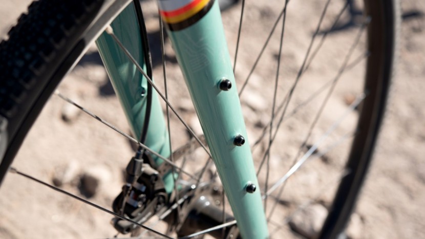 gravel bike - some bikes come prepared to mount accessories, racks, and bags for...