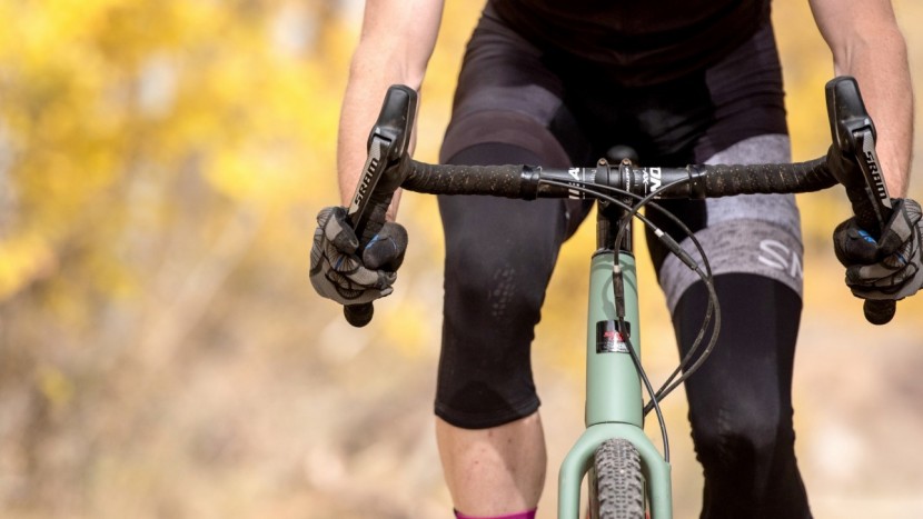 gravel bike - many gravel bikes come spec'd with wider flared handlebars for...