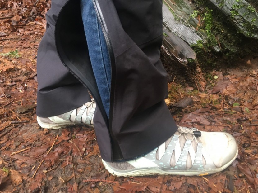 arc'teryx zeta sl pant for women - if you keep the bottom hem buttoned and unzip the lower leg, the...