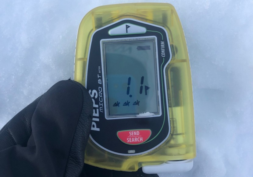 pieps micro bt - one of the most precise in the fine search while bracketing, we...