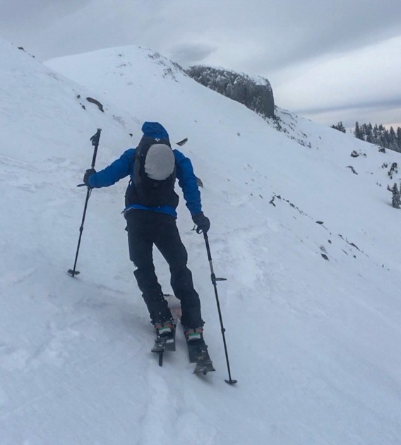 jones solution splitboard - the camber profile provides more edge contact and grip when...