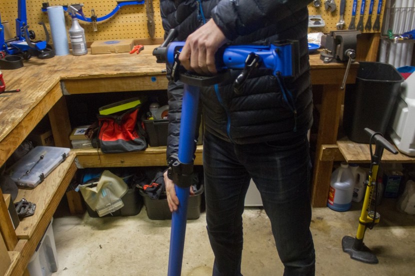 park tool pcs 10.2 - there is no mechanical stop at max height, and the indication...