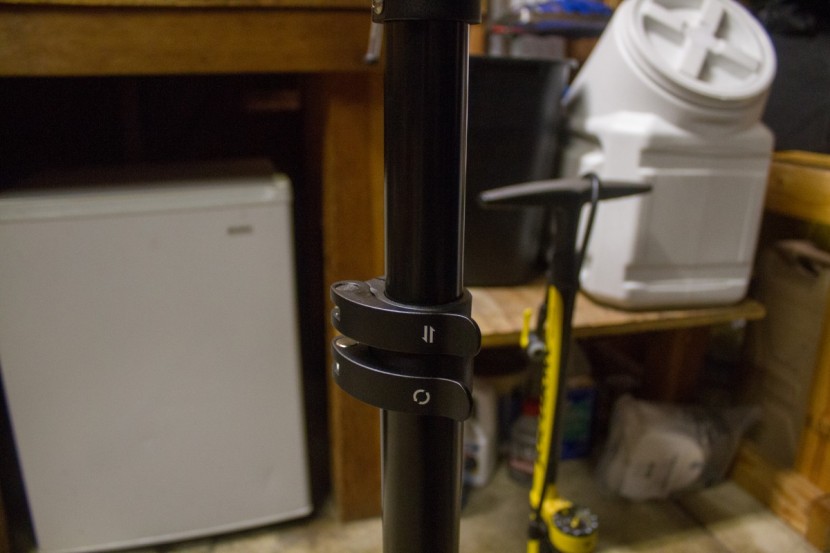 topeak prepstand x - the height adjustment and rotation quick releases are conveniently...