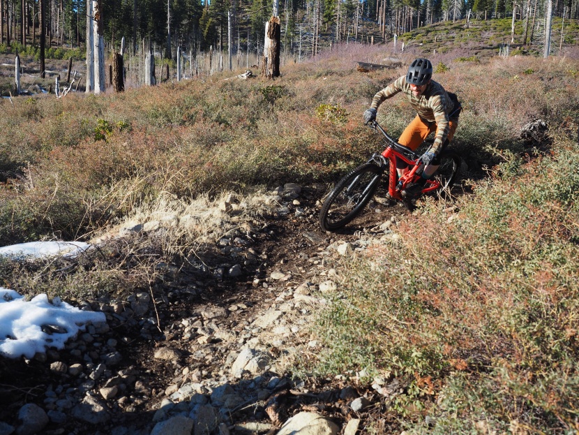 e*thirteen all-terrain race 2.4 - the all-terrain tire works quite well on all types of trail surfaces.