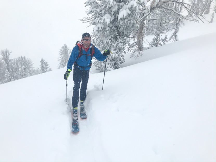 plum summit 12 - this steep skin track in grand teton national park was a great...