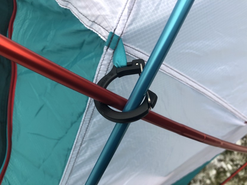 mountain hardwear trango 2 - these clips don't spread out the force quite as effectively as a...