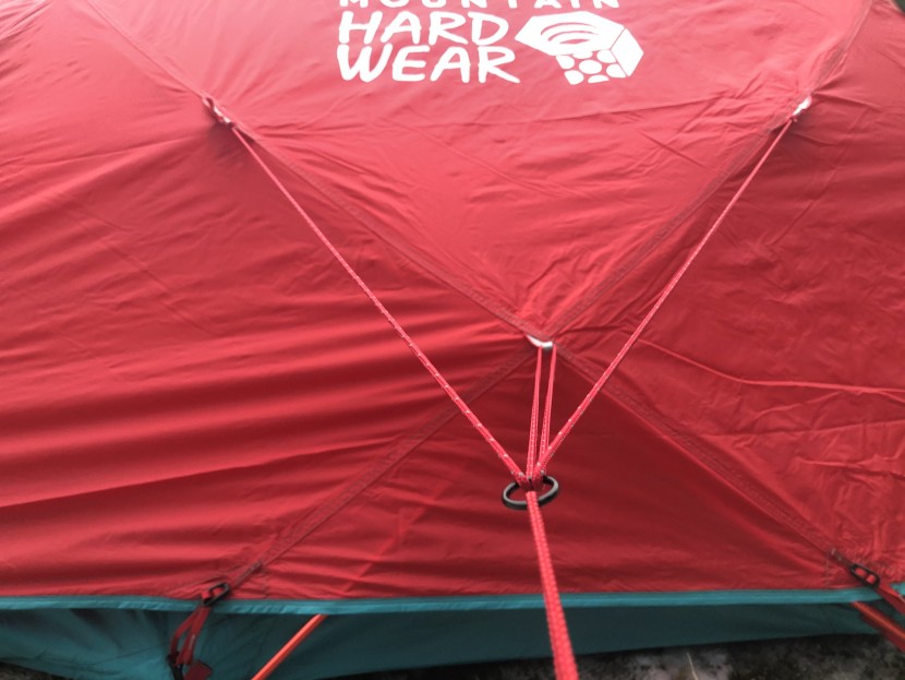 this fly is covered in reinforced guyline points, giving you plenty...