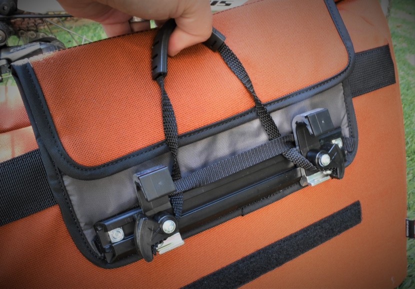 the cam lock mounting system is engaged by simply grabbing the...