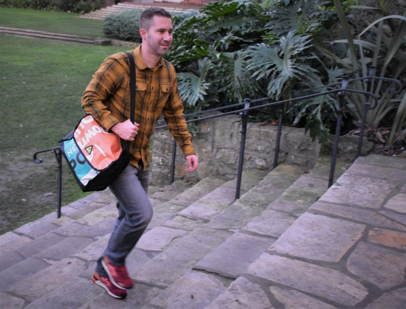 bike panniers - the dutchy is as handy to carry off the bike as it is on the bike.