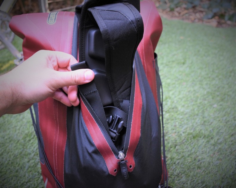 the vario's innovative backpack harness is completely removable, and...