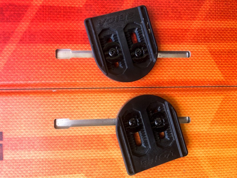 splitboard - the slider channel makes stances adjustments easy and quick.