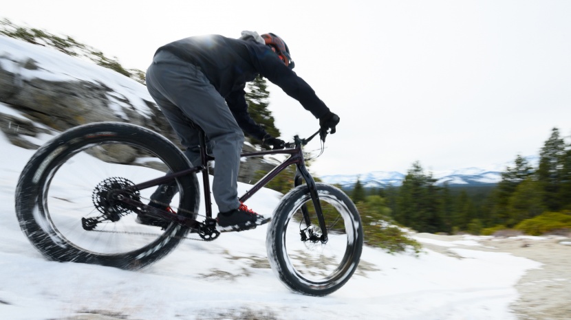 fat bike - the yukon 1 is comfortable and capable on the descents. we wouldn't...
