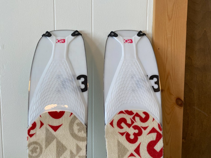 g3 alpinist+ speed - the scaled, plastic front portion of the skin lightens them, reduces...