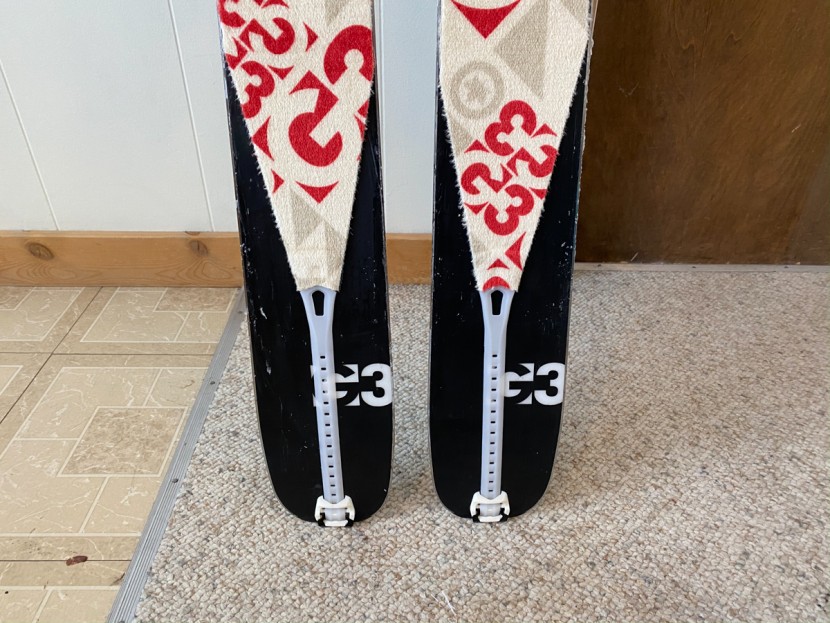 g3 alpinist+ speed - size your g3 skins short and use most or all of the tail strap for...