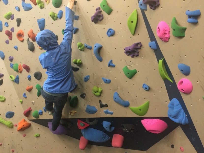 norrona trollveggen gore-tex light pro for women - testing mobility in the controlled gym environment: the norrona...