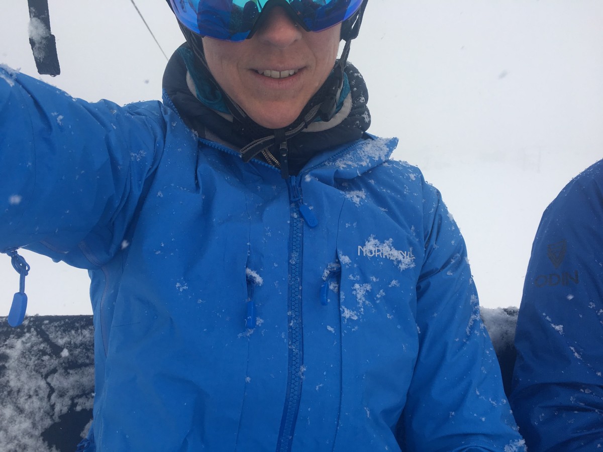 Norrona Trollveggen Gore-Tex Light Pro - Women's Review (The Norrona Trollveggen has lengthy pit zips that unzip from either end, our favorite design for efficient ventilation.)