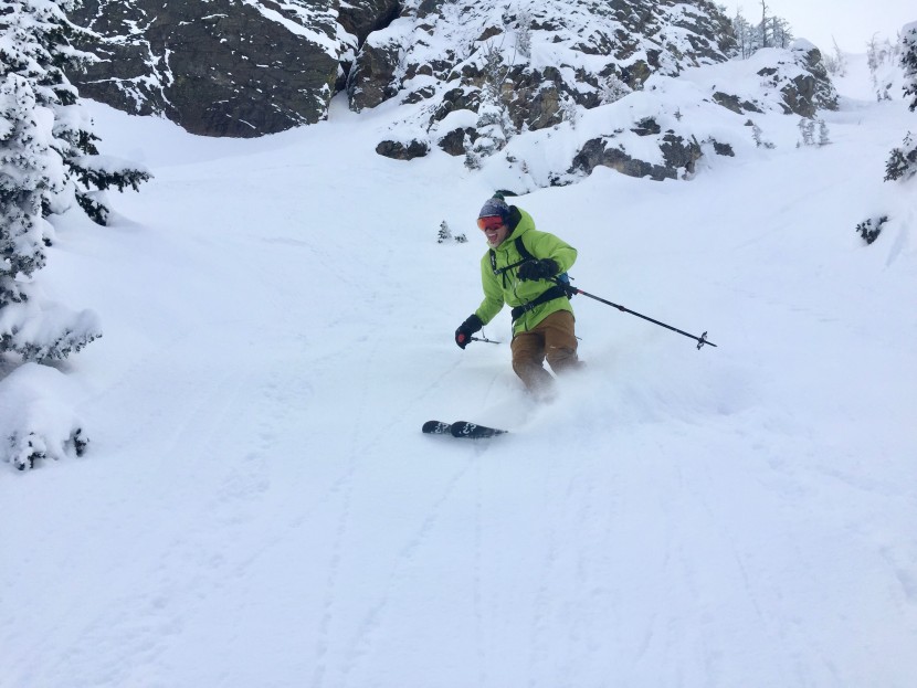 outdoor research capstone heated sensor - the or capstone keeping our editor warm and dry on a powder day in...