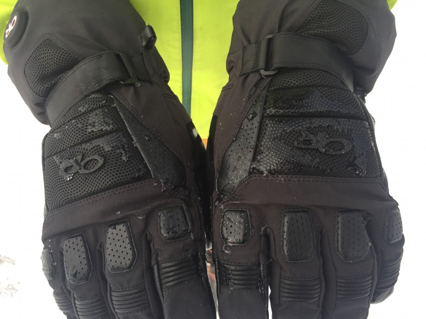 outdoor research capstone heated sensor - the gore-tex lined capstone keeps water out and doesn't absorb much...