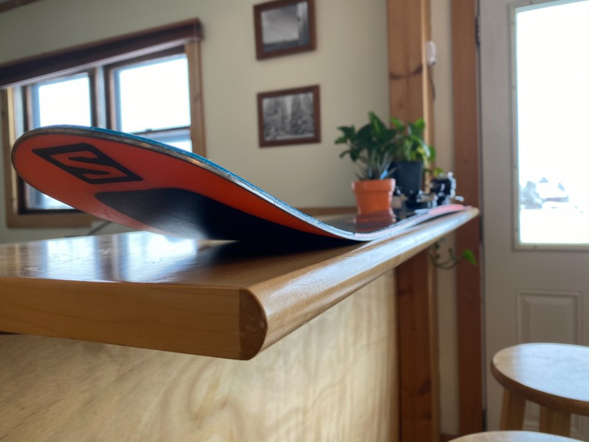 salomon mtn explore 95 - tip profile and camber of the mtn explore 95.